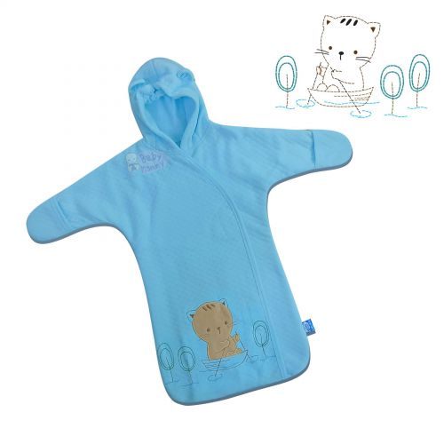BOTN002 - Bộ túi ngủ tay dài vải dệt bông BabyMommy