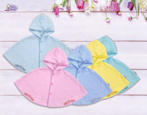 ALN0063 - Áo choàng cánh dơi bé gái vải dệt bông BabyMommy