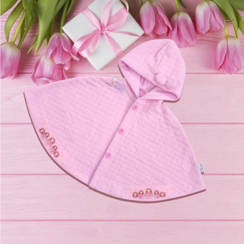 ALN0063 - Áo choàng cánh dơi bé gái vải dệt bông BabyMommy