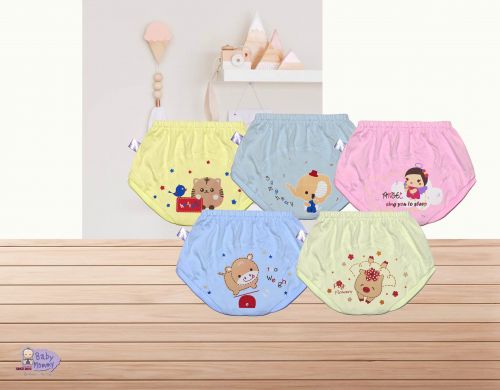 QLN0001 - Quần đáy ngang màu in mông BabyMommy
