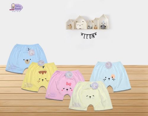 QLN0018 - Quần ngắn màu in mông BabyMommy